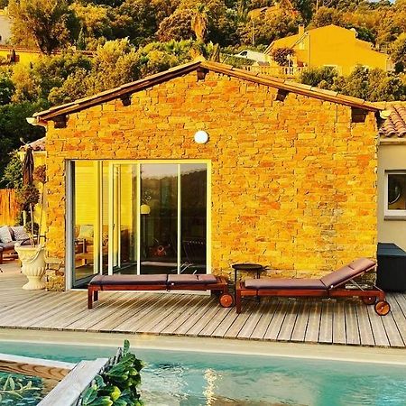 Villa Perla Saint-Tropez Cavalaire Sur Mer, 3-5 Chambres, Vue Mer, Piscine Chauffee Avril A Octobre Luaran gambar